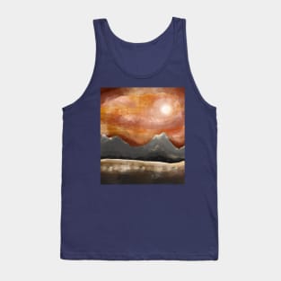 sunset in the mountains Tank Top